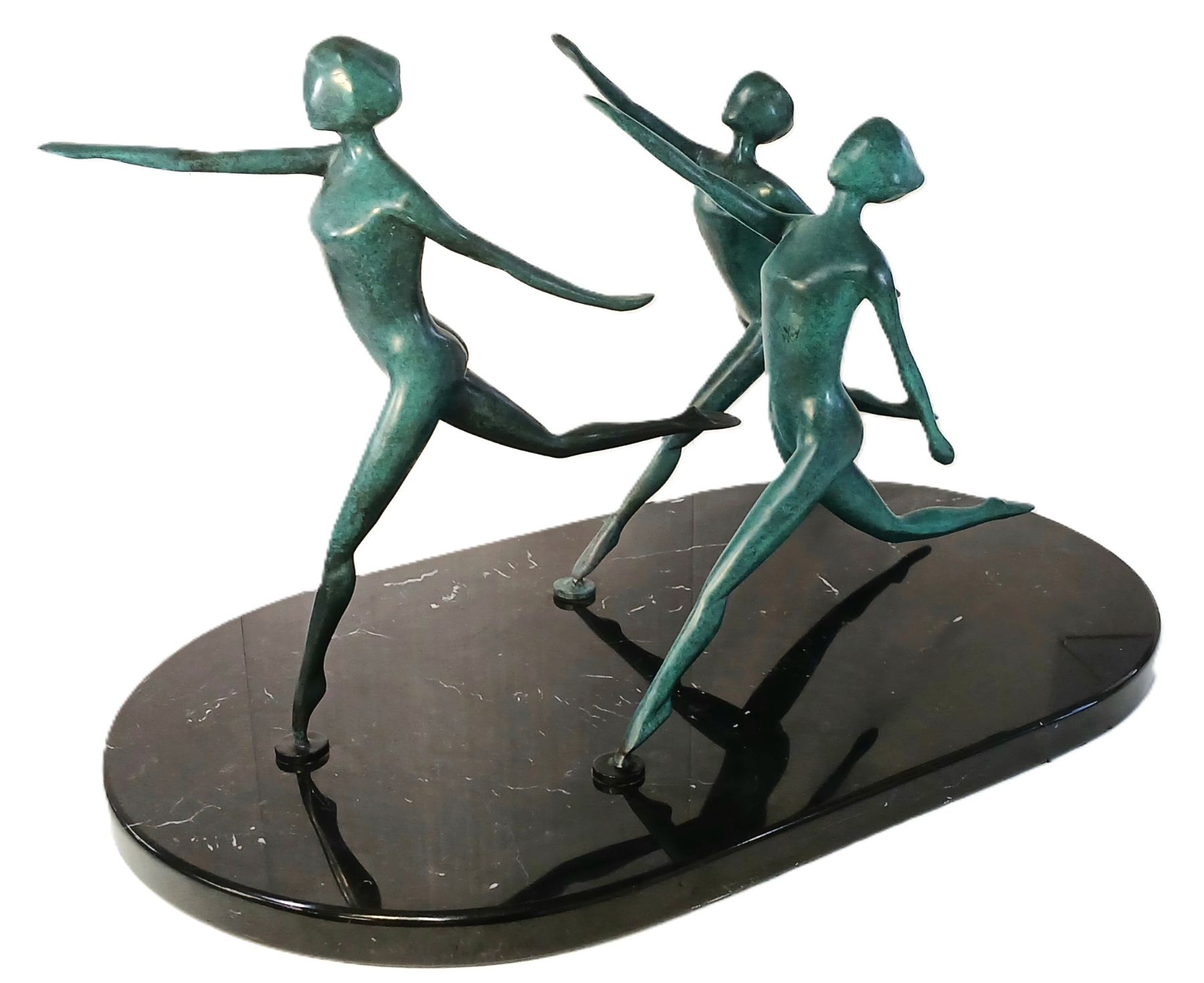 "THE DANCERS" BY TIM LLOYD (PRS AMERICAN ARTIST) - STONE